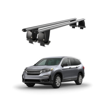 Bare transversale portbagaj auto aluminiu compatibile plafon neted Honda Pilot III 2016-> argintii sau negre Bare transversale portbagaj auto aluminiu compatibile plafon neted Honda Pilot III 2016-> argintii sau negre