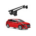 Bare transversale portbagaj auto aluminiu compatibile plafon neted Hyundai Accent V HC Sedan 2017-> argintii sau negre
