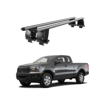 Bare transversale portbagaj auto aluminiu compatibile plafon neted Ford Ranger 2011-> argintii sau negre