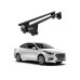Bare transversale portbagaj auto aluminiu compatibile plafon neted Hyundai Accent V HC Hatchback 2017-> argintii sau negre