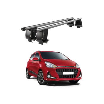 Bare transversale portbagaj auto aluminiu compatibile plafon neted Hyundai i10 IA 2017-2019 argintii sau negre Bare transversale portbagaj auto aluminiu compatibile plafon neted Hyundai i10 IA 2017-2019 argintii sau negre