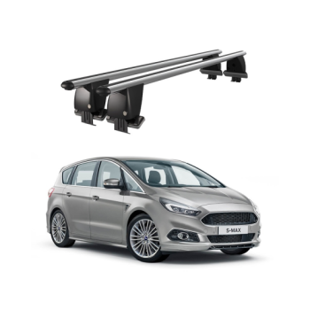 Bare transversale portbagaj auto aluminiu compatibile plafon neted Ford S-Max II 2015-> argintii sau negre Bare transversale portbagaj auto aluminiu compatibile plafon neted Ford S-Max II 2015-> argintii sau negre