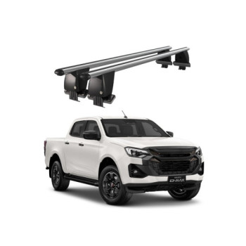 Bare transversale portbagaj auto aluminiu compatibile plafon neted Isuzu D-Max 2019-> argintii sau negre Bare transversale portbagaj auto aluminiu compatibile plafon neted Isuzu D-Max 2019-> argintii sau negre