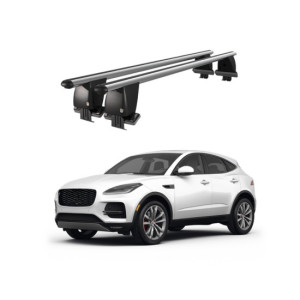 Bare transversale portbagaj auto aluminiu compatibile plafon neted Jaguar E-Pace X540 2017-> argintii sau negre