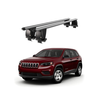Bare transversale portbagaj auto aluminiu compatibile plafon neted Jeep Cherokee KL 2014-> argintii sau negre Bare transversale portbagaj auto aluminiu compatibile plafon neted Jeep Cherokee KL 2014-> argintii sau negre