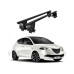 Bare transversale portbagaj auto aluminiu compatibile plafon neted Lancia Ypsilon 2010-2013 argintii sau negre