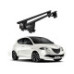 Bare transversale portbagaj auto aluminiu compatibile plafon neted Lancia Ypsilon 2010-2013 argintii sau negre
