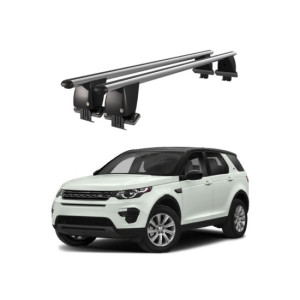 Bare transversale portbagaj auto aluminiu compatibile plafon neted Land Rover Discovery Sport 2 2019-> argintii sau negre