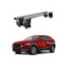 Bare transversale portbagaj auto aluminiu compatibile plafon neted Mazda CX-30 2019-> argintii sau negre