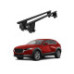 Bare transversale portbagaj auto aluminiu compatibile plafon neted Mazda CX-30 2019-> argintii sau negre