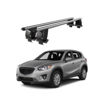 Bare transversale portbagaj auto aluminiu compatibile plafon neted Mazda CX-5 KE 2012-2015 argintii sau negre Bare transversale portbagaj auto aluminiu compatibile plafon neted Mazda CX-5 KE 2012-2015 argintii sau negre