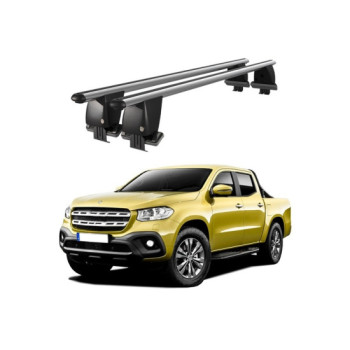 Bare transversale portbagaj auto aluminiu compatibile plafon neted Mercedes-Benz X-Class 470 2018-> argintii sau negre Bare transversale portbagaj auto aluminiu compatibile plafon neted Mercedes-Benz X-Class 470 2018-> argintii sau negre