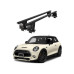Bare transversale portbagaj auto aluminiu compatibile plafon neted Mini Cooper 2014-2018 argintii sau negre Bare transversale portbagaj auto aluminiu compatibile plafon neted Mini Cooper 2014-2018 argintii sau negre