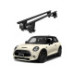 Bare transversale portbagaj auto aluminiu compatibile plafon neted Mini Cooper 2014-2018 argintii sau negre Bare transversale portbagaj auto aluminiu compatibile plafon neted Mini Cooper 2014-2018 argintii sau negre