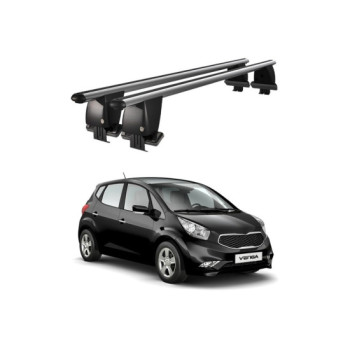 Bare transversale portbagaj auto aluminiu compatibile plafon neted Kia Venga 2014-> argintii sau negre Bare transversale portbagaj auto aluminiu compatibile plafon neted Kia Venga 2014-> argintii sau negre