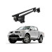 Bare transversale portbagaj auto aluminiu compatibile plafon neted Mitsubishi L200 Triton IV 2006-2015 argintii sau negre