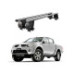Bare transversale portbagaj auto aluminiu compatibile plafon neted Mitsubishi L200 Triton IV 2006-2015 argintii sau negre