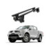 Bare transversale portbagaj auto aluminiu compatibile plafon neted Mitsubishi L200 Triton IV 2006-2015 argintii sau negre