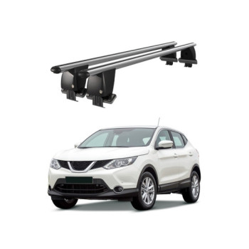Bare transversale portbagaj auto aluminiu compatibile plafon neted Nissan Qashqai J11 2014-2017 argintii sau negre Bare transversale portbagaj auto aluminiu compatibile plafon neted Nissan Qashqai J11 2014-2017 argintii sau negre