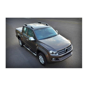 Set bare portbagaj longitudinale aluminiu auto compatibile Volkswagen Amarok 2010->