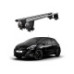 Bare transversale portbagaj auto aluminiu compatibile plafon neted Peugeot 208 2015-2019 argintii sau negre