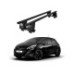 Bare transversale portbagaj auto aluminiu compatibile plafon neted Peugeot 208 2015-2019 argintii sau negre