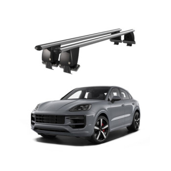 Bare transversale portbagaj auto aluminiu compatibile plafon neted Porsche Cayenne PO536 2017-> argintii sau negre Bare transversale portbagaj auto aluminiu compatibile plafon neted Porsche Cayenne PO536 2017-> argintii sau negre