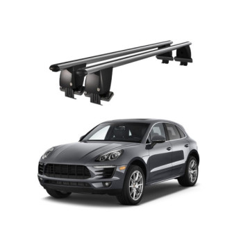 Bare transversale portbagaj auto aluminiu compatibile plafon neted Porsche Macan 95B 2013-> argintii sau negre Bare transversale portbagaj auto aluminiu compatibile plafon neted Porsche Macan 95B 2013-> argintii sau negre