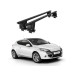 Bare transversale portbagaj auto aluminiu compatibile plafon neted Renault Megane Coupe 2009-> argintii sau negre