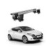 Bare transversale portbagaj auto aluminiu compatibile plafon neted Renault Megane Coupe 2009-> argintii sau negre