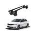 Bare transversale portbagaj auto aluminiu compatibile plafon neted Skoda Rapid NH1 2012-> argintii sau negre