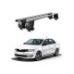 Bare transversale portbagaj auto aluminiu compatibile plafon neted Skoda Rapid NH1 2012-> argintii sau negre