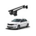 Bare transversale portbagaj auto aluminiu compatibile plafon neted Skoda Rapid NH1 2012-> argintii sau negre