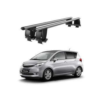 Bare transversale portbagaj auto aluminiu compatibile plafon neted Subaru Trezia 2011-> argintii sau negre Bare transversale portbagaj auto aluminiu compatibile plafon neted Subaru Trezia 2011-> argintii sau negre