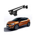 Bare transversale portbagaj auto aluminiu compatibile plafon neted Renault Captur 2019-> argintii sau negre