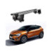 Bare transversale portbagaj auto aluminiu compatibile plafon neted Renault Captur 2019-> argintii sau negre