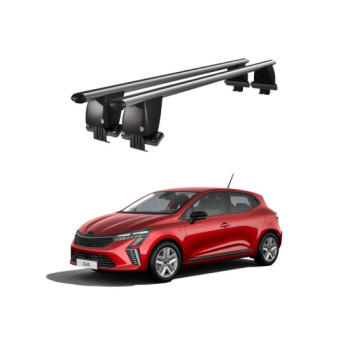 Bare transversale portbagaj auto aluminiu compatibile plafon neted Renault Clio V 2019-> argintii sau negre Bare transversale portbagaj auto aluminiu compatibile plafon neted Renault Clio V 2019-> argintii sau negre