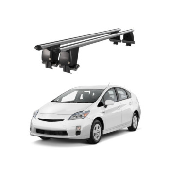 Bare transversale portbagaj auto aluminiu compatibile plafon neted Toyota Prius III XW30 2009-2015 argintii sau negre Bare transversale portbagaj auto aluminiu compatibile plafon neted Toyota Prius III XW30 2009-2015 argintii sau negre