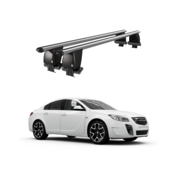 Bare transversale portbagaj auto aluminiu compatibile plafon neted Opel Insignia 2009-2017 argintii sau negre