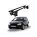 Bare transversale portbagaj auto aluminiu compatibile plafon neted Volkswagen Golf Plus 1K 2003-2008 argintii sau negre