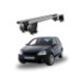 Bare transversale portbagaj auto aluminiu compatibile plafon neted Volkswagen Golf Plus 1K 2003-2008 argintii sau negre
