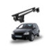 Bare transversale portbagaj auto aluminiu compatibile plafon neted Volkswagen Golf Plus 1K 2003-2008 argintii sau negre