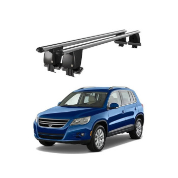 Bare transversale portbagaj auto aluminiu compatibile plafon neted Volkswagen Tiguan I 5N 2007-2011 argintii sau negre Bare transversale portbagaj auto aluminiu compatibile plafon neted Volkswagen Tiguan I 5N 2007-2011 argintii sau negre