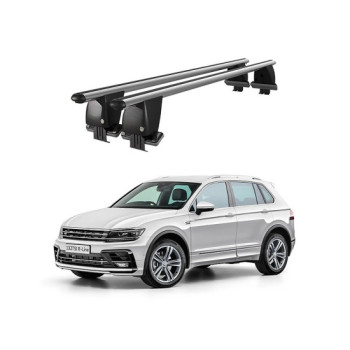 Bare transversale portbagaj auto aluminiu compatibile plafon neted Volkswagen Tiguan II AD1 R-Line 2016-> argintii sau negre Bare transversale portbagaj auto aluminiu compatibile plafon neted Volkswagen Tiguan II AD1 R-Line 2016-> argintii sau negre