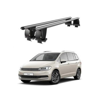 Bare transversale portbagaj auto aluminiu compatibile plafon neted Volkswagen Touran II 5T 2015-> argintii sau negre Bare transversale portbagaj auto aluminiu compatibile plafon neted Volkswagen Touran II 5T 2015-> argintii sau negre