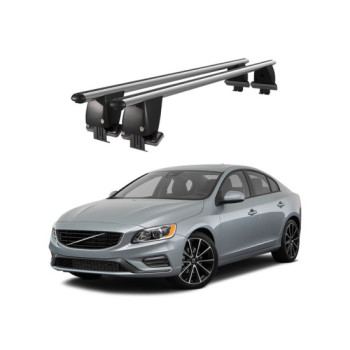 Bare transversale portbagaj auto aluminiu compatibile plafon neted Volvo S60 Y20 2010-2018 argintii sau negre Bare transversale portbagaj auto aluminiu compatibile plafon neted Volvo S60 Y20 2010-2018 argintii sau negre