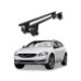 Bare transversale portbagaj auto aluminiu compatibile plafon neted Volvo V60 Cross Country 2011-2018 argintii sau negre