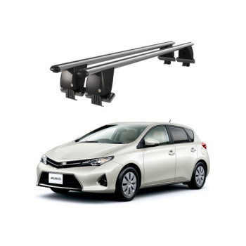 Bare transversale portbagaj auto aluminiu compatibile plafon neted Toyota Auris E180 Touring Sports Combi 2013-2018 argintii sau negre Bare transversale portbagaj auto aluminiu compatibile plafon neted Toyota Auris E180 Touring Sports Combi 2013-2018 argintii sau negre