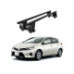 Bare transversale portbagaj auto aluminiu compatibile plafon neted Toyota Auris E180 Touring Sports Combi 2013-2018 argintii sau negre