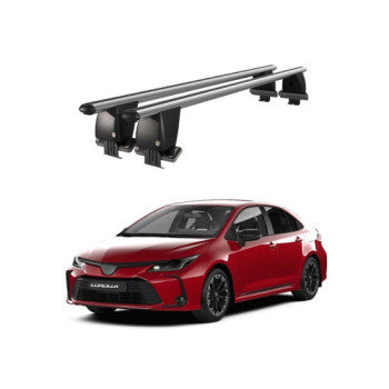 Bare transversale portbagaj auto aluminiu compatibile plafon neted Toyota Corolla E210 Sedan 2018-> argintii sau negre Bare transversale portbagaj auto aluminiu compatibile plafon neted Toyota Corolla E210 Sedan 2018-> argintii sau negre